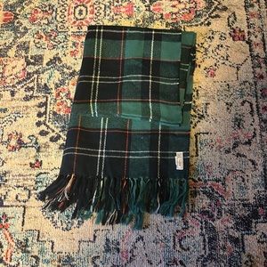 Abercrombie and Fitch; Large Plaid Scarf
